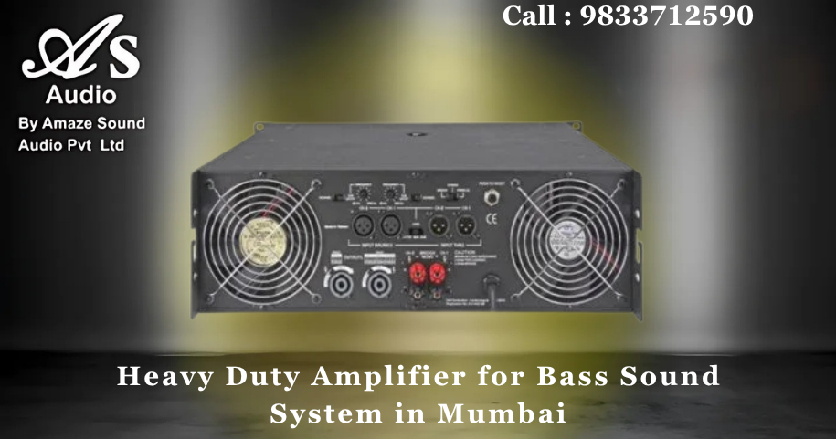 Heavy Duty Amplifier for Bass Sound System in Mumbai