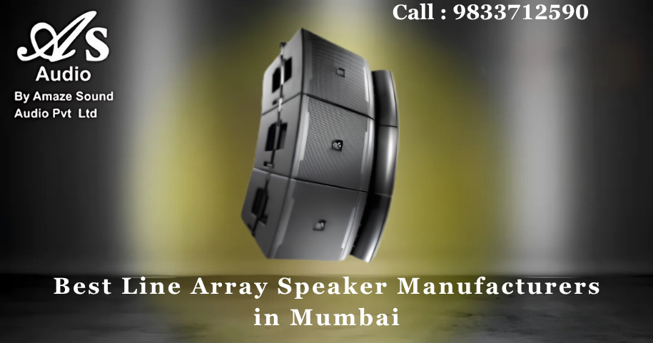 Best Line Array Speaker Manufacturers in Mumbai
