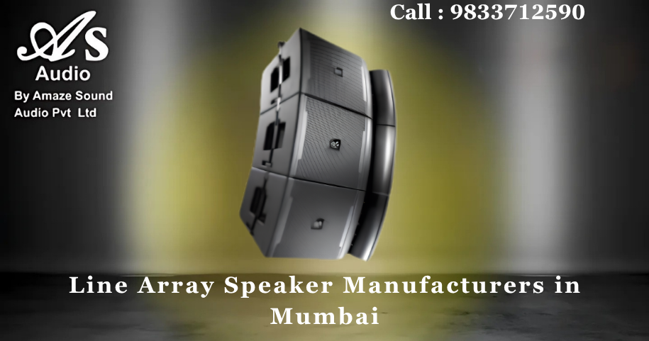 Line Array Speaker Manufacturers in Mumbai